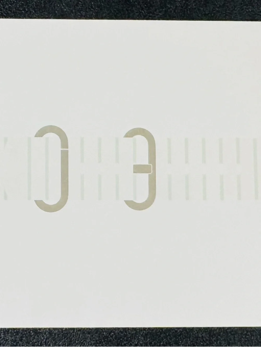 Apple White Sport Loop Band with Silver Hardware